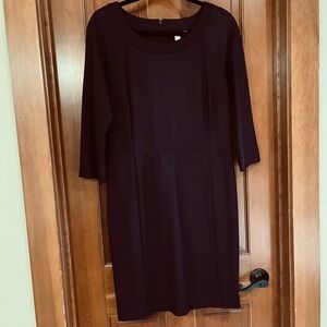 Banana Republic Dark Navy Midi Shift Dress